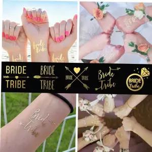 문신스티커 TBZ 골드 미니 레터링 타투스티커 우정 여행 패션 5종세트