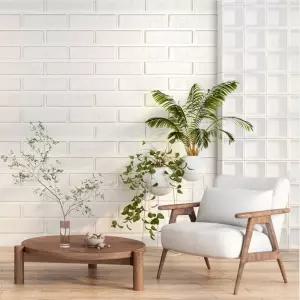 거실 인테리어 파벽돌 폼블럭 8mm 1m 70cm 10개 화이트 단열벽지 셀프도배 보온시트