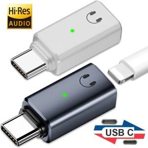 C타입 남성-IOS 여성 오디오 어댑터 이어폰 변환기 iphone 호환 16 Pro 태블릿 노트북에 적합 samsung 호환