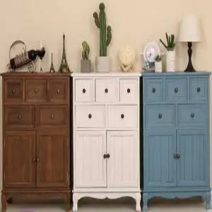 빈티지 가구 서랍 원목 미니수납장 자개장 낮은 소품 화초장 인테리어