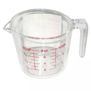 조리용 투명 계량컵 250ml 폴리카보네이트 조리도구 주방용품 1개