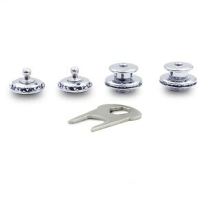 세트 스냅 패스너 보안 잠금 가방 패브릭 및 연결 커버 OR 스트랩에 이상적 자주 교체됨