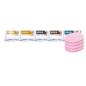 LINDSAY 프리미엄 모델링팩 1kg+클렌징해면x4개