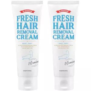 토소웅 1+1 프레쉬 제모크림 100g 셀프 제모제 남자 여자 겨드랑이 팔 겨털 종아리 다리 털 바디 왁싱 제모