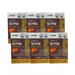 GNM 건강한 간 밀크씨슬 비타민B 30정 x 6박스