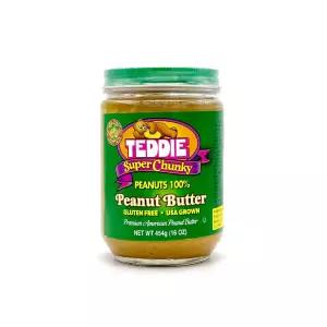 땅콩100% 테디 피넛버터 수퍼청키 454g, 1개