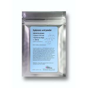 탈센 케미컬 순수 히알루론산 분말 (0.52온스 / 15그램) 1800 kDa+ 피부 화장품 등급, 고분자량 분말, DIY