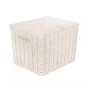 [생활] 바스켓 6호 오픈형 화이트 24L 1P 바구니