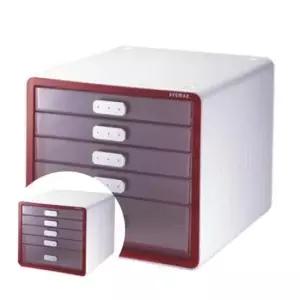[문구/오피스] 소품함 5단 레드 소품서랍 사무실문서정리