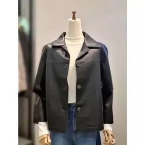 [갤러리아] ab.f.z 카라넥 싱글버튼 천연 양가죽자켓 ACA5FFJ1G