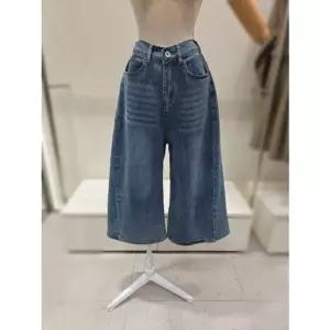 [갤러리아] [이프네]와이드 워싱 8부 청바지 (IQ3WPT14)