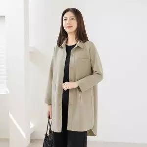 엄마옷 마담4060 클래식스판 중년여성 데일리 롱자켓 -RJK2603022-