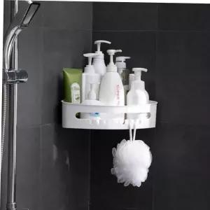 수납 코너 선반 흡착식 욕실 정리대