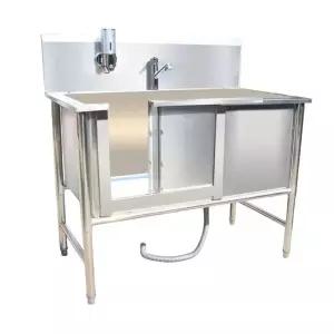 애견 미용 강아지욕조 애견용품 스텐 듀얼 애견욕조 강아지 버킷 목욕통