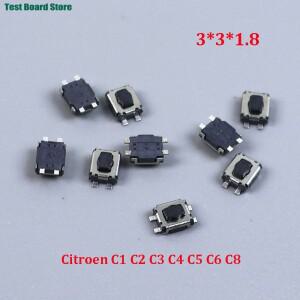 푸조 호환 307 308 시트로엥 호환 트라이엄프 세가 자동차 리모컨 키용 마이크로 스위치 20/50/100개 촉각