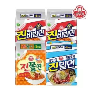 [오뚜기] 진비빔면 멀티팩 x 2개+진밀면 멀티팩 x 1개+진쫄면 멀티팩 x 1개