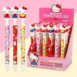 [문구] 헬로키티 미니 피규어 인형 샤프 필기구 캐릭터