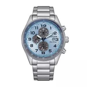 시티즌 CA0770-72M 에코드라이브 크로노그래프 블루 다이얼 남성 메탈 시계