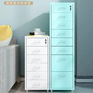 사무실 철제 서랍장 잠금장치 이동형 캐비넷 6단 8단 정리함 수랍장