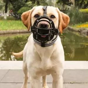 [반려] 블랙 강아지 마스크 펫티켓 입마개 1호 입질 교육 강