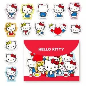 [문구/오피스] 산리오 헬로키티 스티커 파우치세트-40EA