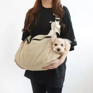 [반려] 반려견 외출 대중교통이용 크로스 이동가방 슬링백 M