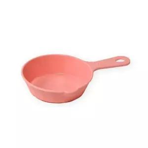 파스텔 유아 손잡이 접시 ( 색상-핑크 ) 유아식판 유아식기 아동식기