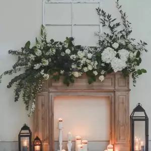 벽난로 인테리어 선반 별장 화로 거실장식 펜션 벽난로장식 북유럽