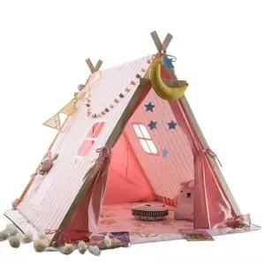 아동캠핑텐트 원목인디언텐트 감성티피텐트 애견하우스 실내놀이집 유아