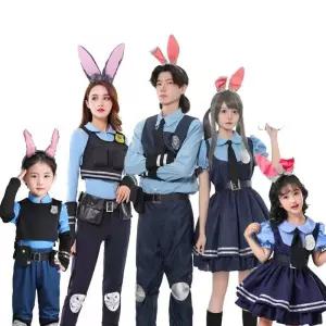 주디 토끼 경찰복 졸업사진 만우절 프레의상 코스프레 컨센