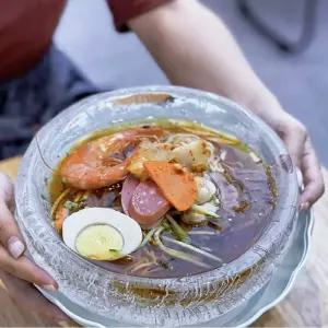 얼음 냉면 그릇 비빔밥 팥빙수 동치미 냉면기