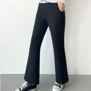 융털 기모 롱 부츠컷 팬츠 겨울 바지 허리밴딩 데일리 qmk2+3SUm