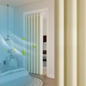 자바라 중문 무타공 접이식 도어 칸막이 폴딩 커튼