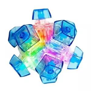 플유 크리스탈 LED 불빛 12구 딸깍이 볼 랜덤 1개 키보드 키캡 테트리스 피젯토이 신기한 손 장난감