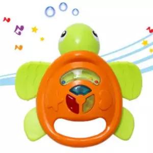 유아 딸랑이 신생아 장난감 선물 아기 딸랑이 움직이는 유아용 어린이 손잡이 거북이 소리 잡기 핸들 치아