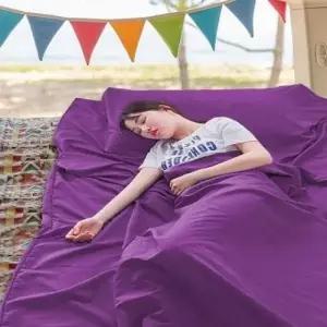 ( )(210x160cm) 퍼플 캠핑침낭 캠핑 여행용_24737874