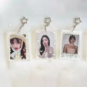 아크릴 포토카드 홀더 포카케이스 나비 눈꽃 깃털