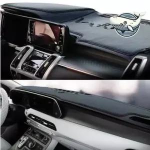 대시보드 커버 렉스턴스포츠칸 가죽 블랙 보호대