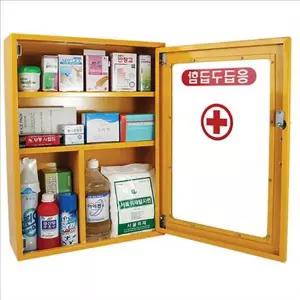 벽걸이 구급 약 상자 휴대용 가정용 구급함 비상약 의료용 세트