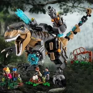 쥬라기공원 메카 블럭 조립 어린이 블록 대형 공룡 킹콩 완구 스타일 남아 선물