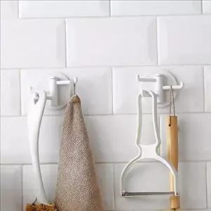 흡착식 벽걸이 행거 무타공 다용도 후크 문걸이 옷걸이 욕실용 만능