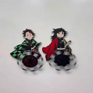 귀멸의 칼날 냉장고 자석 회전 아크릴 마그넷 수집 굿즈 캐릭터 키링 피규어 장식