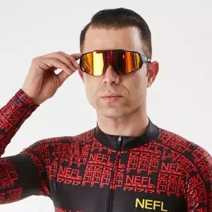 아웃도어 싸이클용 와이드 편광 자전거고글 / 와이드 편광골드