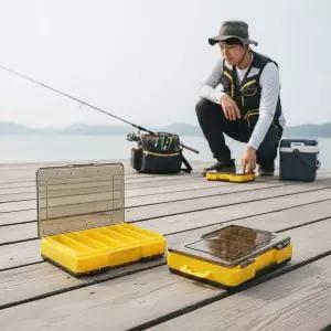 낚시 루어 양면 태클박스 12칸 2개 세트 에기 미노우 보관함 정리함