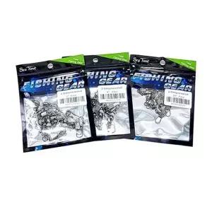 문어 에기 채비 세트 왕눈이 삼발이 문어 낚시 용품 T형 2핀