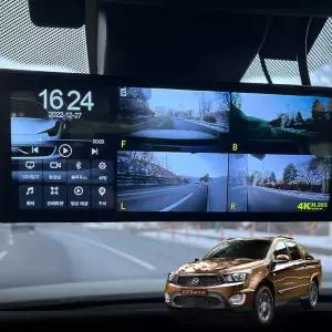 코란도스포츠 4채널블랙박스 호환 360에어 문콕