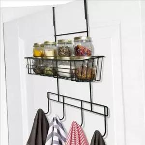 철제 도어 행거 선반 욕실 문걸이 행거 도어훅 주방 현관