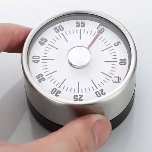 아날로그 태엽 타이머 1P 60분 자석 쿠킹 주방 공부 키친 시간 유아