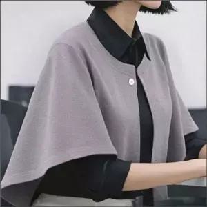 겨울 여성 단추 망토 숄 따뜻한 수면 케이프 어깨 가디건 방한용품