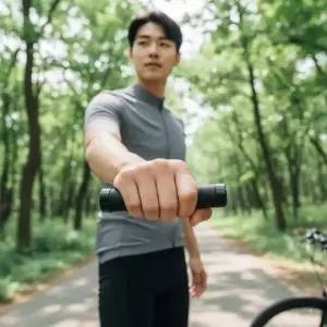 [콩심팥심]자전거 핸들바 그립 교체용 논슬립 손잡이 로드 바이크 고무 핸들